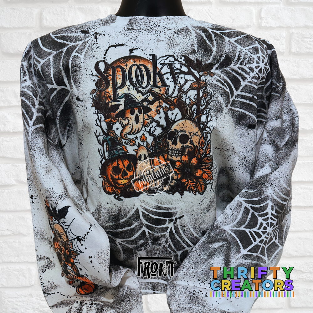 Spooky Sweatshirt - Handmade