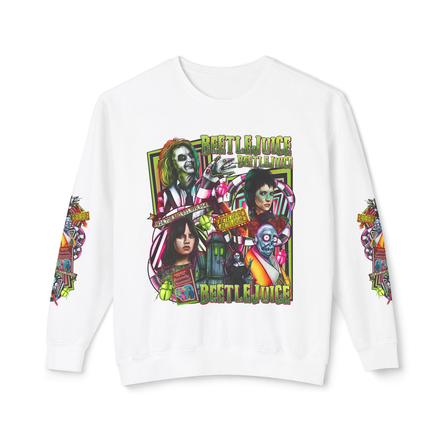 Beetlejuice Lightweight Crewneck Sweatshirt