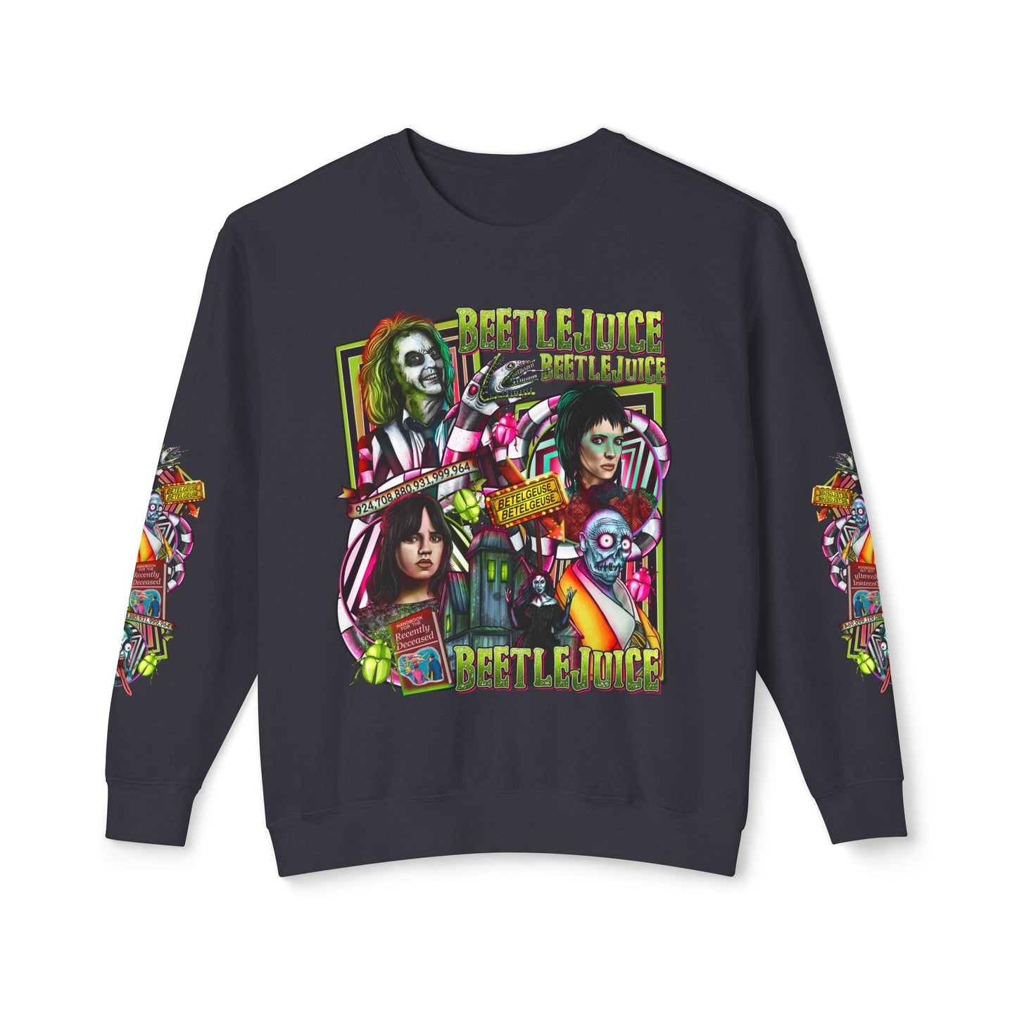 Beetlejuice Lightweight Crewneck Sweatshirt