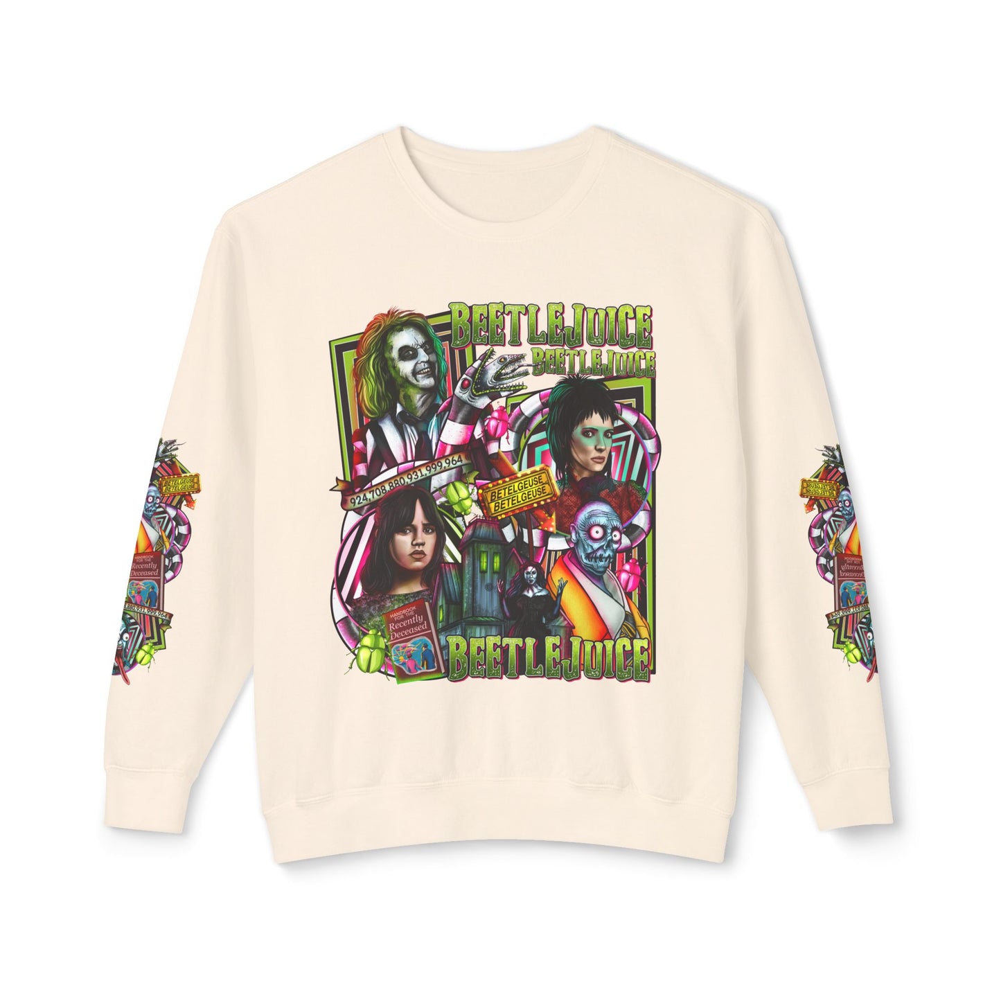 Beetlejuice Lightweight Crewneck Sweatshirt