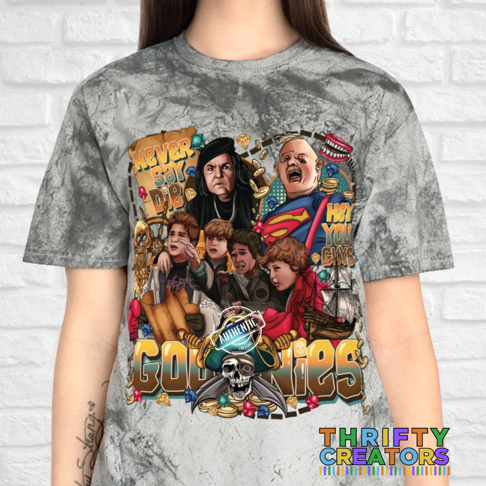 Color Blast T-Shirt for 80s Kids and Generation X - Goonies 80s Lovers