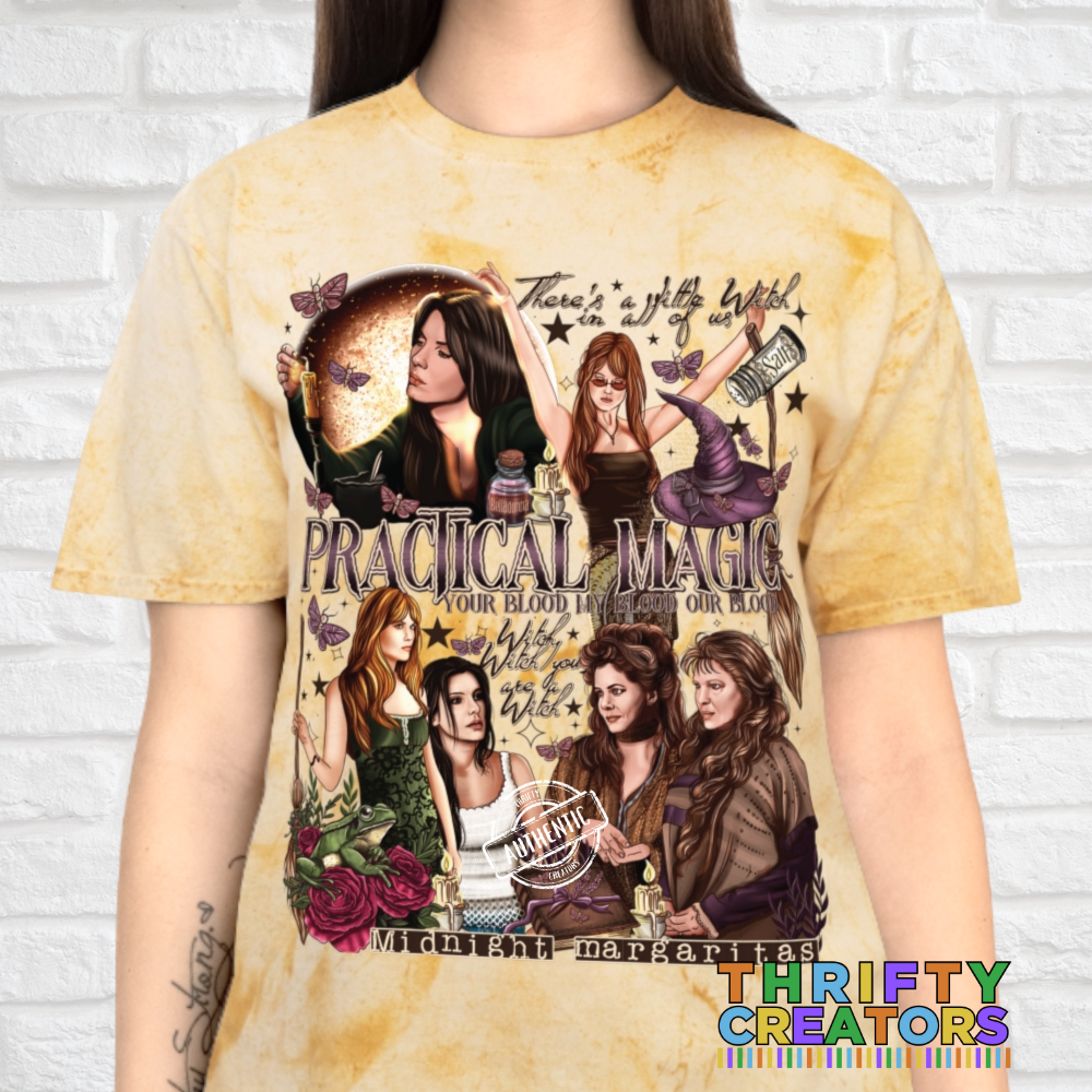 Color Blast T-Shirt - Practical Magic Comfort Colors