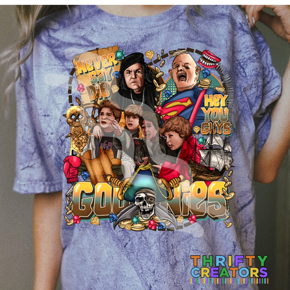 Color Blast T-Shirt for 80s Kids and Generation X - Goonies 80s Lovers