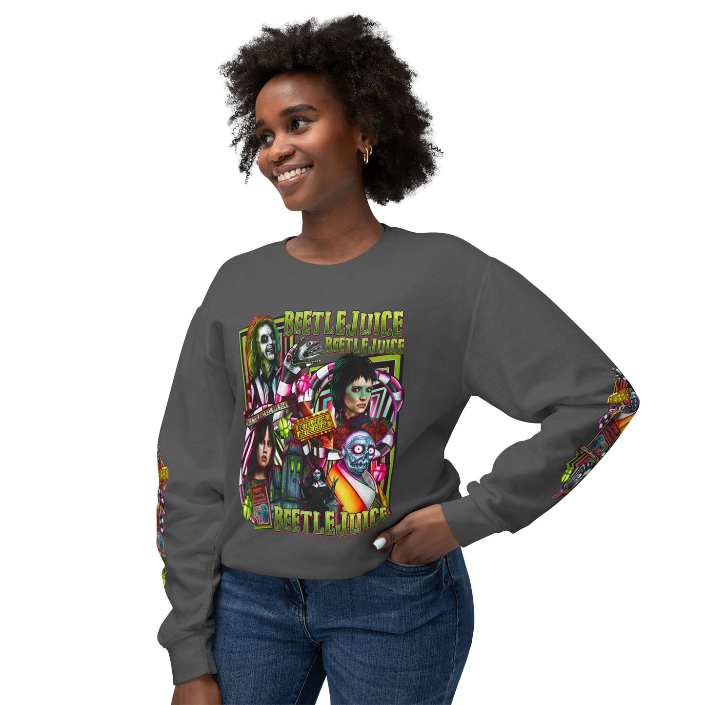 Beetlejuice Lightweight Crewneck Sweatshirt