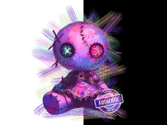 Purple Voodoo Doll png for Colorful dtf design. Colorful Png mugs and tumbler, sublimation design, kids t shirt designs - Copyright 4/22/24
