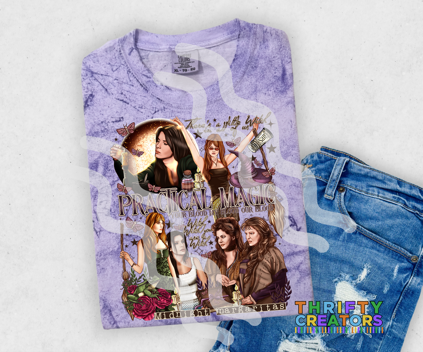 Color Blast T-Shirt - Practical Magic Comfort Colors