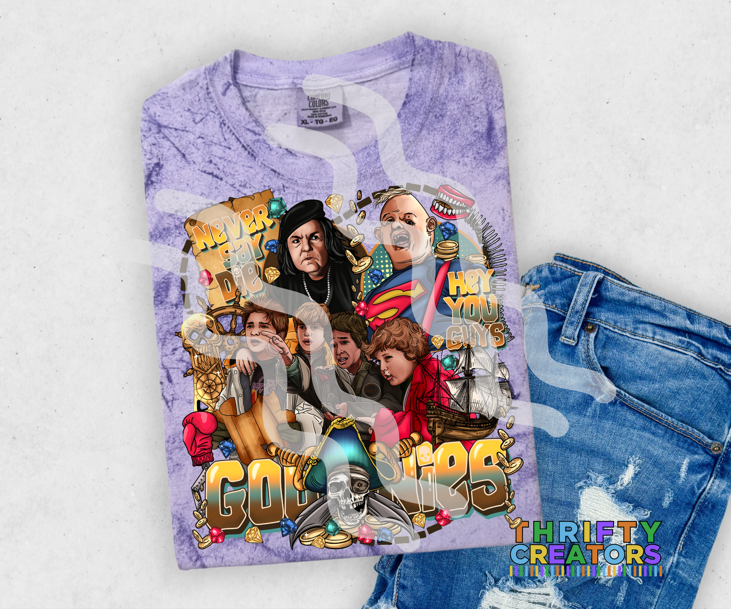 Color Blast T-Shirt for 80s Kids and Generation X - Goonies 80s Lovers