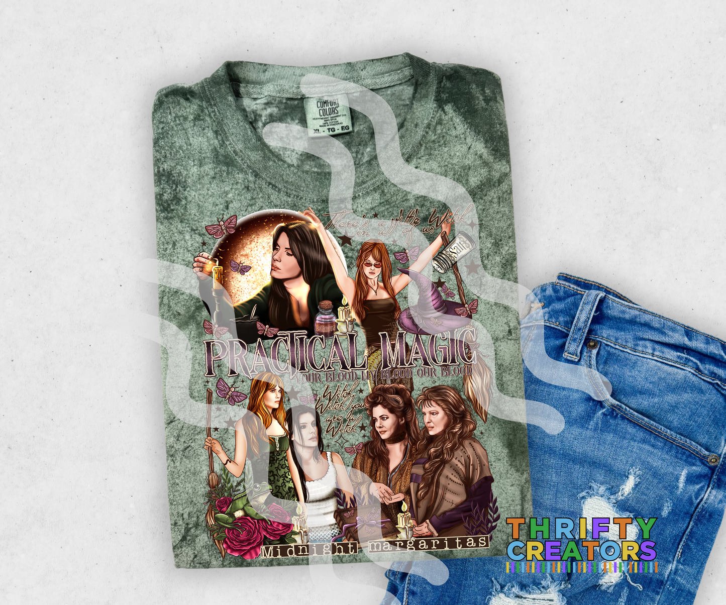 Color Blast T-Shirt - Practical Magic Comfort Colors