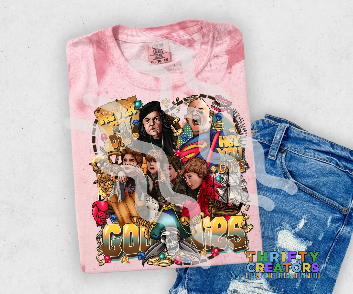 Color Blast T-Shirt for 80s Kids and Generation X - Goonies 80s Lovers