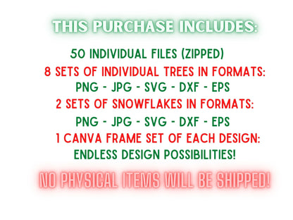 Christmas Tree Svg and Canva Frames, Christmas Svg, Christmas Tree Svg, Christmas Tree Png, Christmas Digital,Cricut,Silhouette,Dxf
