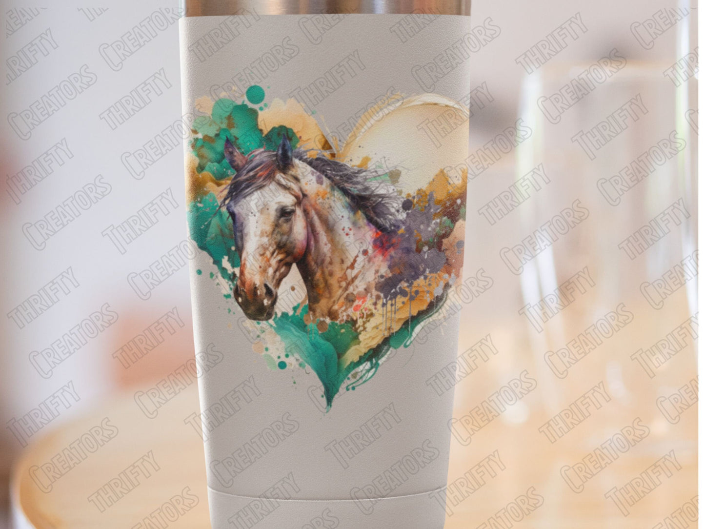 Horse png for sublimation designs, watercolor png, western png, western t shirt designs, colorful sublimation, farm life png, ready to press