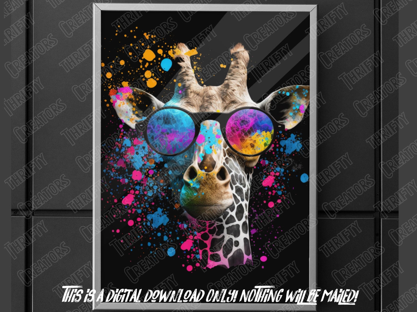 Giraffe Dtf png for dark shirts and sublimation designs, sublimation png for shirt, tshirt designs, dtg designs, abstract png, giraffe png