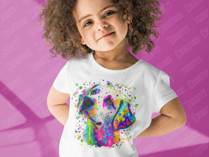 Colorful Sublimation PNG cute dog Design - Vibrant Digital Graphic for Shirts, Mugs and More, dog png