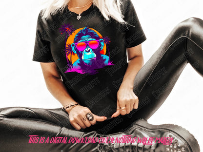 Colorful png for shirts and sublimation designs, sublimation png for shirt, neon sublimation, hip hop png, abstract png,chimp png
