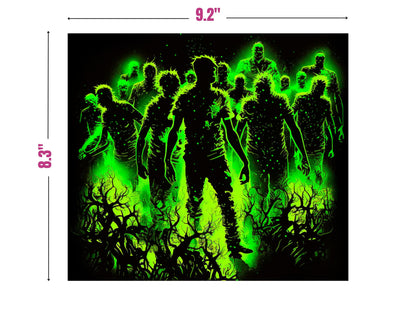 Zombie Tumbler PNG for skinny Tumblers