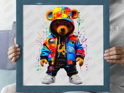 Teddy Bear png for dtf png,  png designs for shirt, hiphop png, png for sublimate, shirt designs, Thrifty creators, t-shirt designs,  png