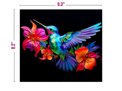 Neon Hummingbirds 20 oz Skinny Tumbler Sublimation Design, Instant Digital Download PNG, Straight  Tumbler Wrap PNG, Thrifty Creators