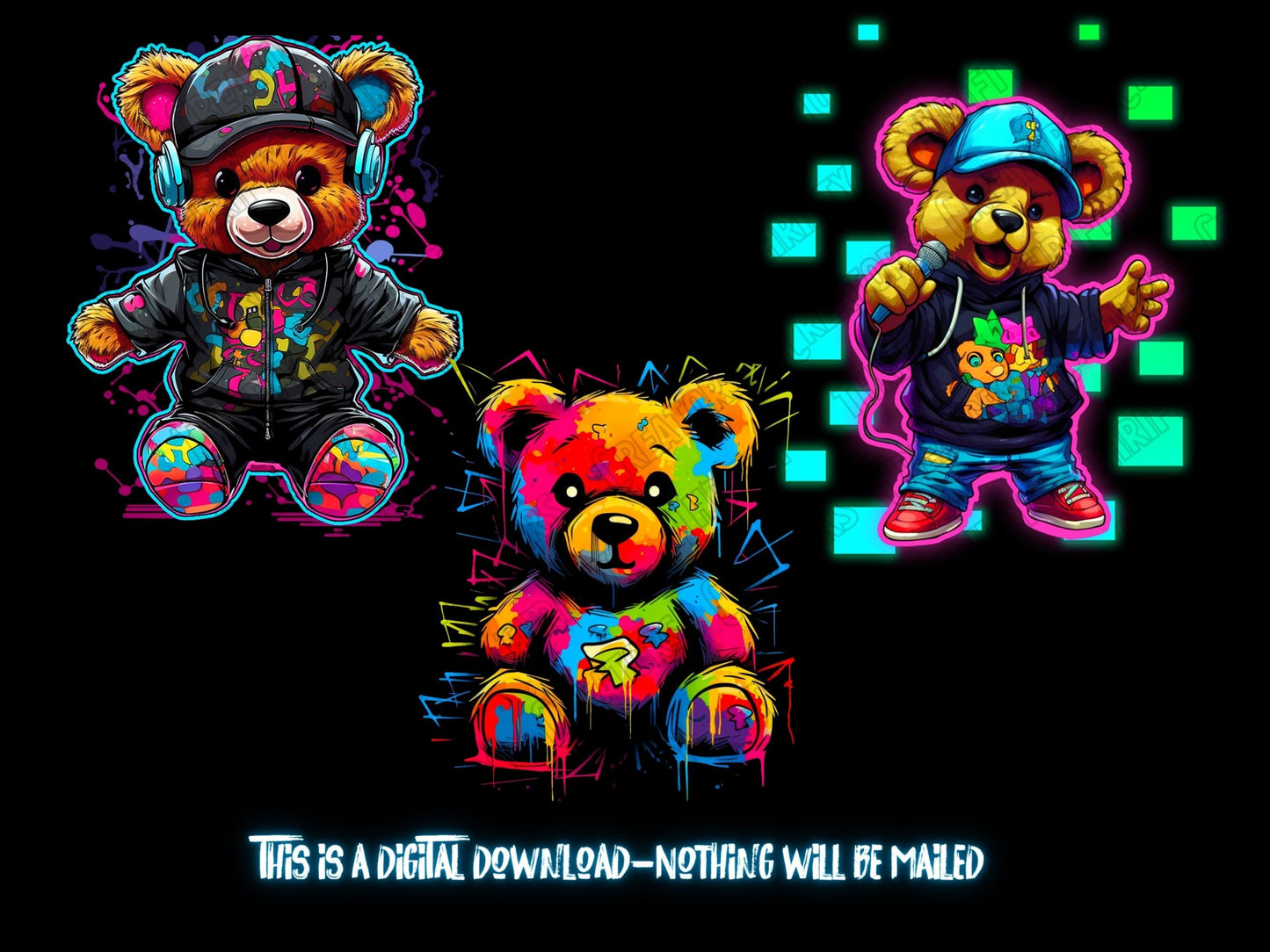 Dtf png Teddy Bear, png, for dtf designs.  TShirts designs, hip hop png, shirt designers, oso png - Thrifty Creators - Best Seller Bundle