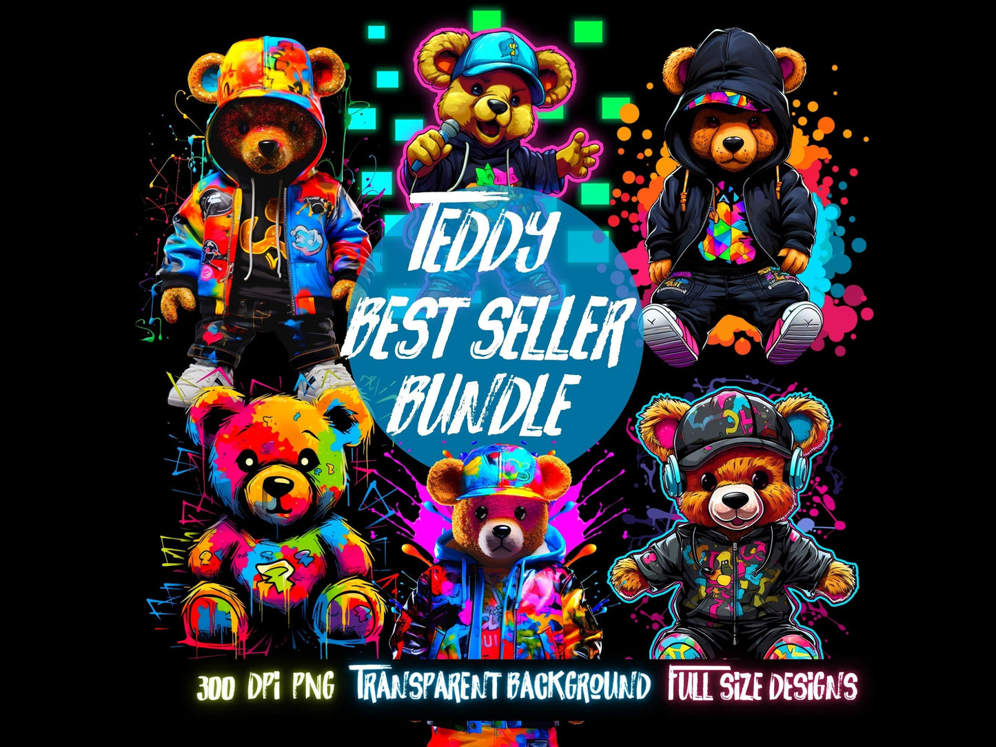 Dtf png Teddy Bear, png, for dtf designs.  TShirts designs, hip hop png, shirt designers, oso png - Thrifty Creators - Best Seller Bundle