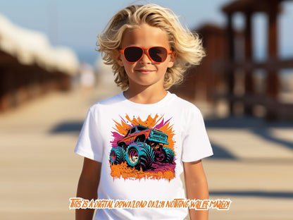 Monster Truck shirt design, hoodie designs, sublimation png for shirt, hoodie png, boys shirt png, dtf designs, shirt designs, dtf png