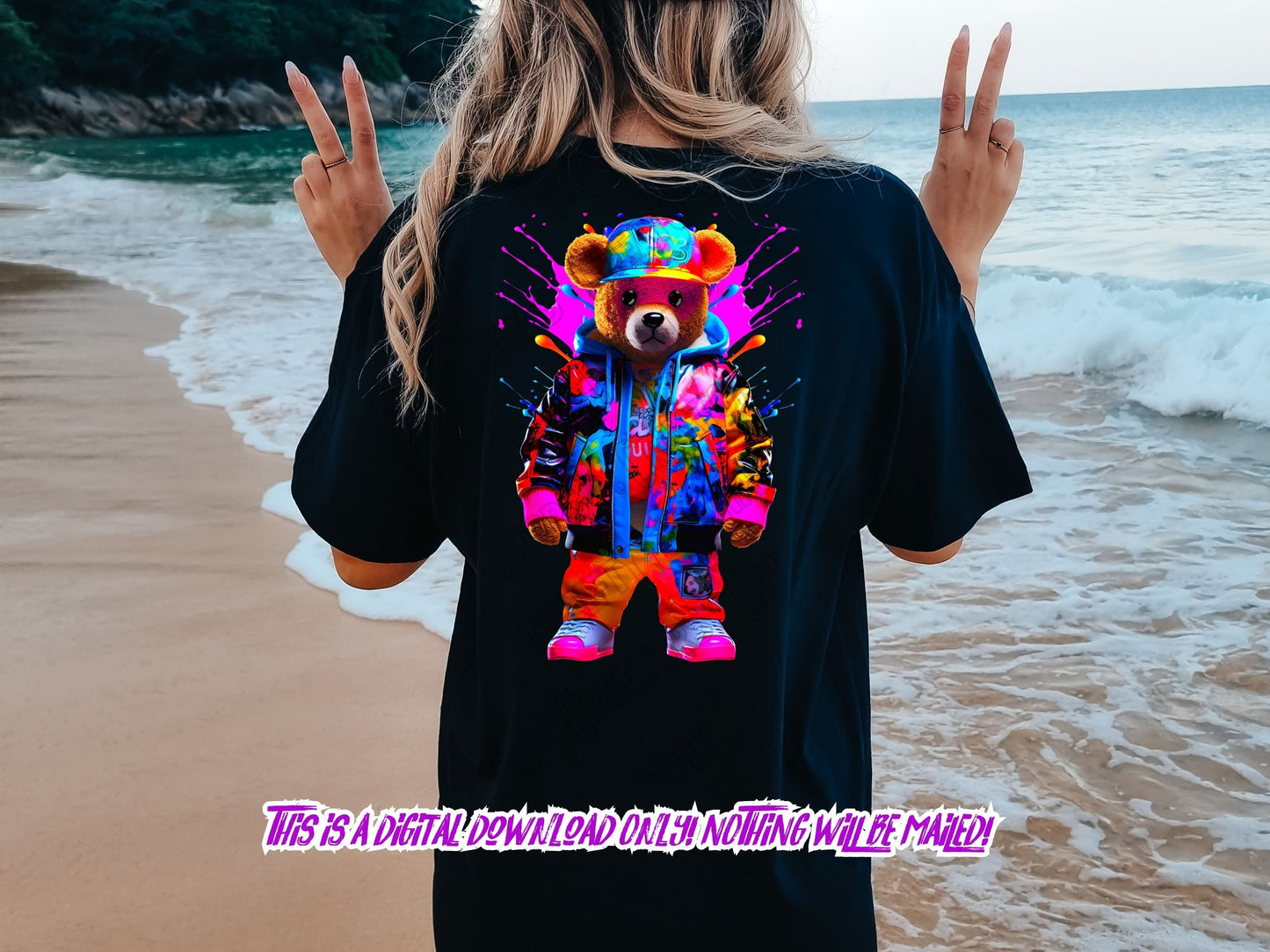 Dtf png Teddy Bear, png, for dtf designs.  TShirts designs, hip hop png, shirt designers, sublimate designs - Thrifty Creators