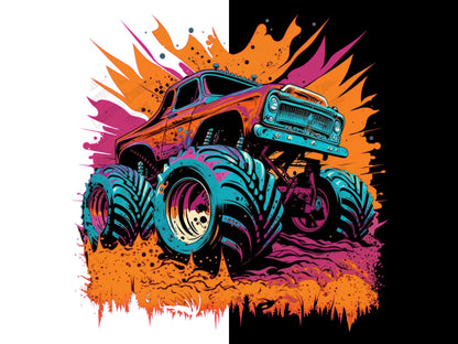 Monster Truck shirt design, hoodie designs, sublimation png for shirt, hoodie png, boys shirt png, dtf designs, shirt designs, dtf png