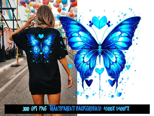 Butterfly png for t-shirt designs, Dtf Png, png for shirt, Butterfly png for t-shirt designs, Png for sublimate, shirt designs, colorful png