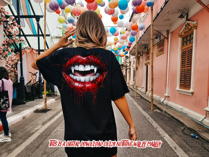 Vampire fangs dtf designs for shirt and sublimation designs for shirt, sublimation png for shirt, t shirt design, png file for sublimate