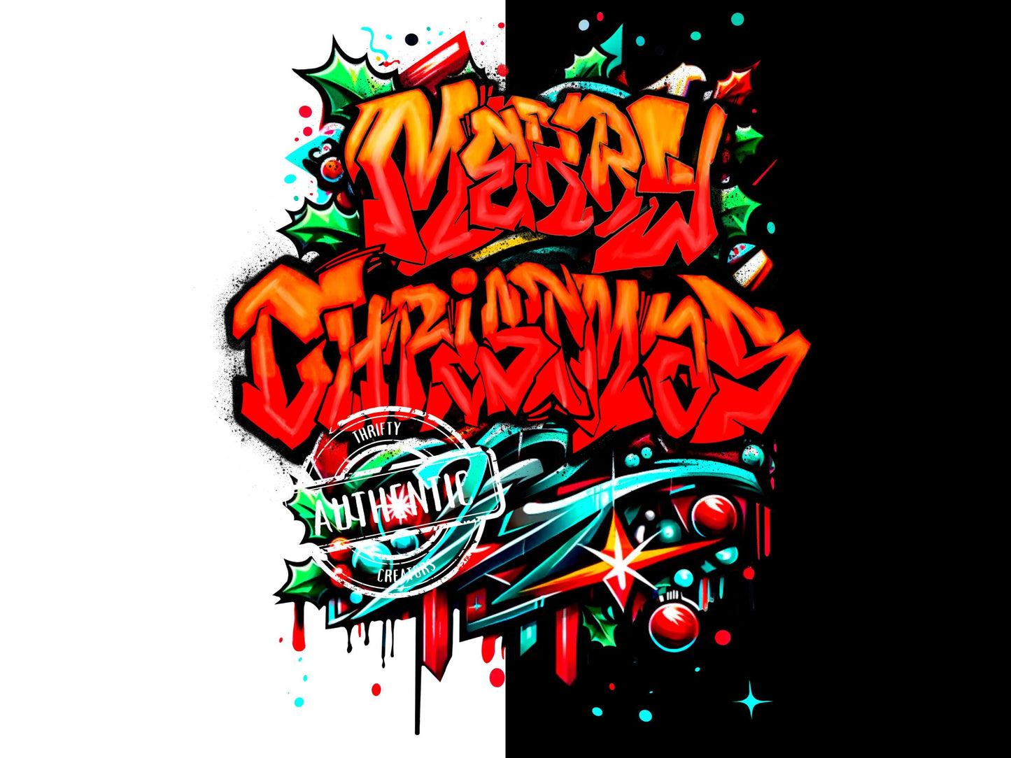 Graffiti Merry Christmas Png for sublimation and DTF prints , Retro Santa png, Christmas png, Christmas tshirt design, sweatshirt designs