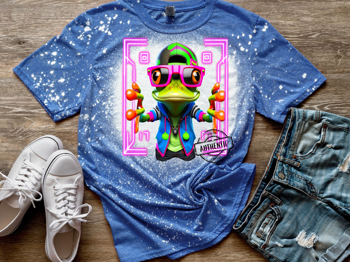 Neon Frog t-shirt graphic, Colorful png and sublimate designs, graffiti png, urban design, png for men, abstract png, - t shirt designs, png