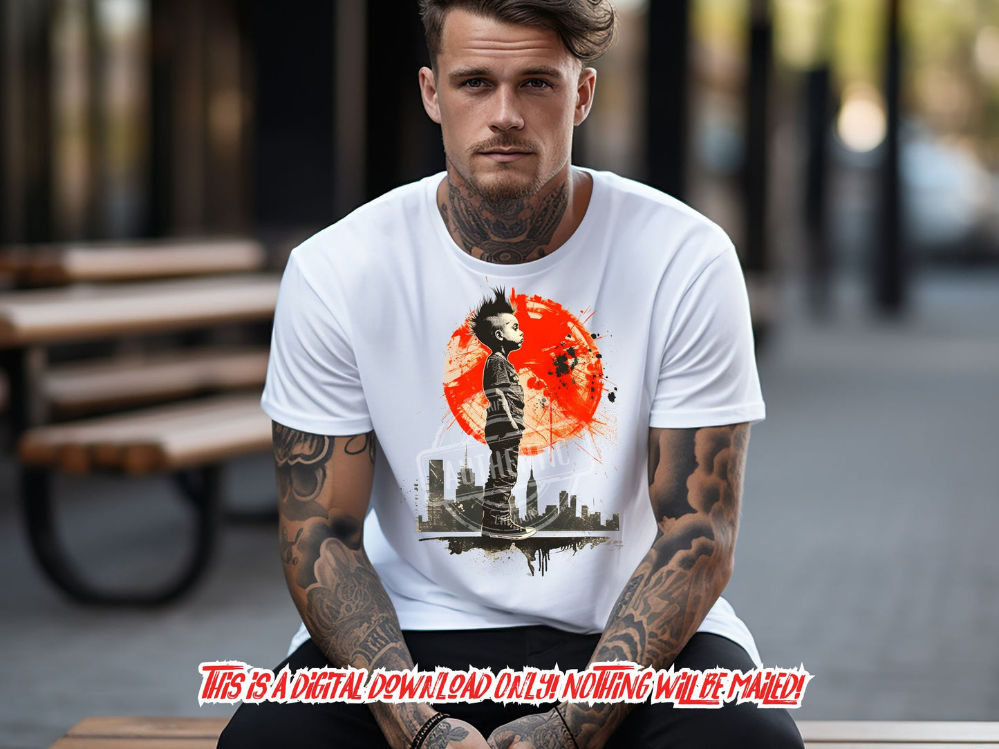 Retro rebel kid Png for shirt graphic, sublimation designs and dtf designs - Thrifty Creators Original 2.12.2024
