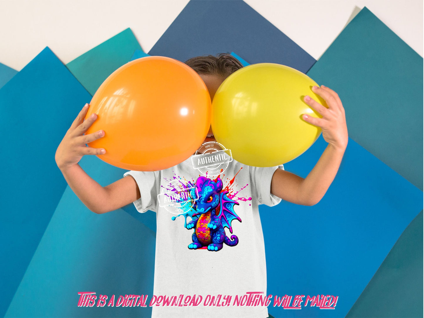 Dragon Design for Kids sublimation t shirt designs, t shirt graphics, dtf designs and screen printing. Thrifty Creators Original Design 2023